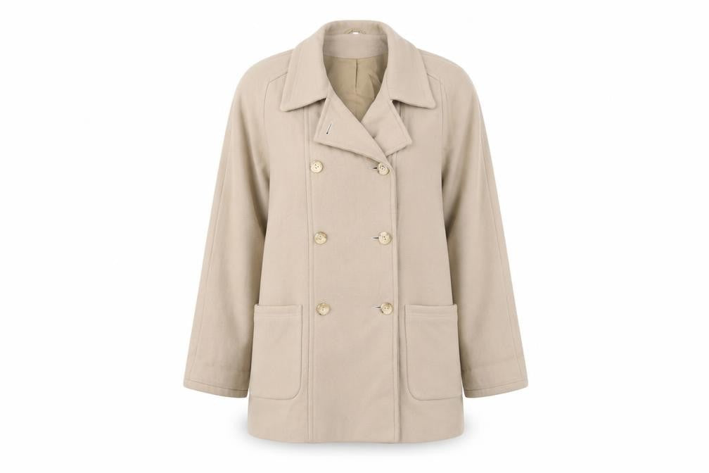 Womens UK Size 4 Essentials Beige Jacket