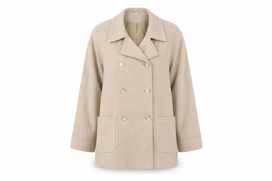 Womens UK Size 4 Essentials Beige Jacket