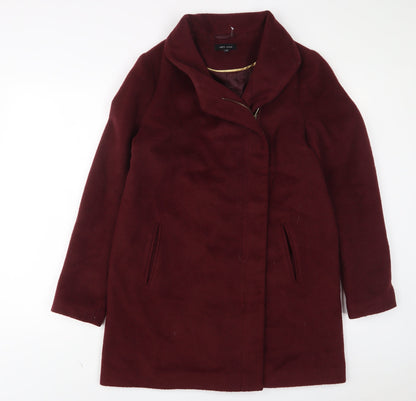 Womens UK Size 12 New Look Red Overcoat