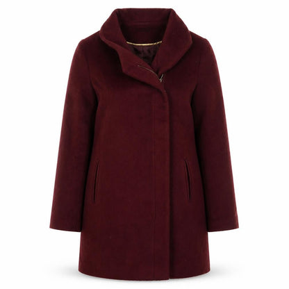 Womens UK Size 12 New Look Red Overcoat