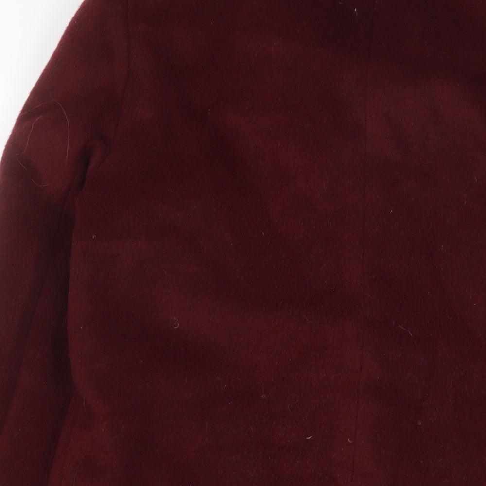 Womens UK Size 12 New Look Red Overcoat