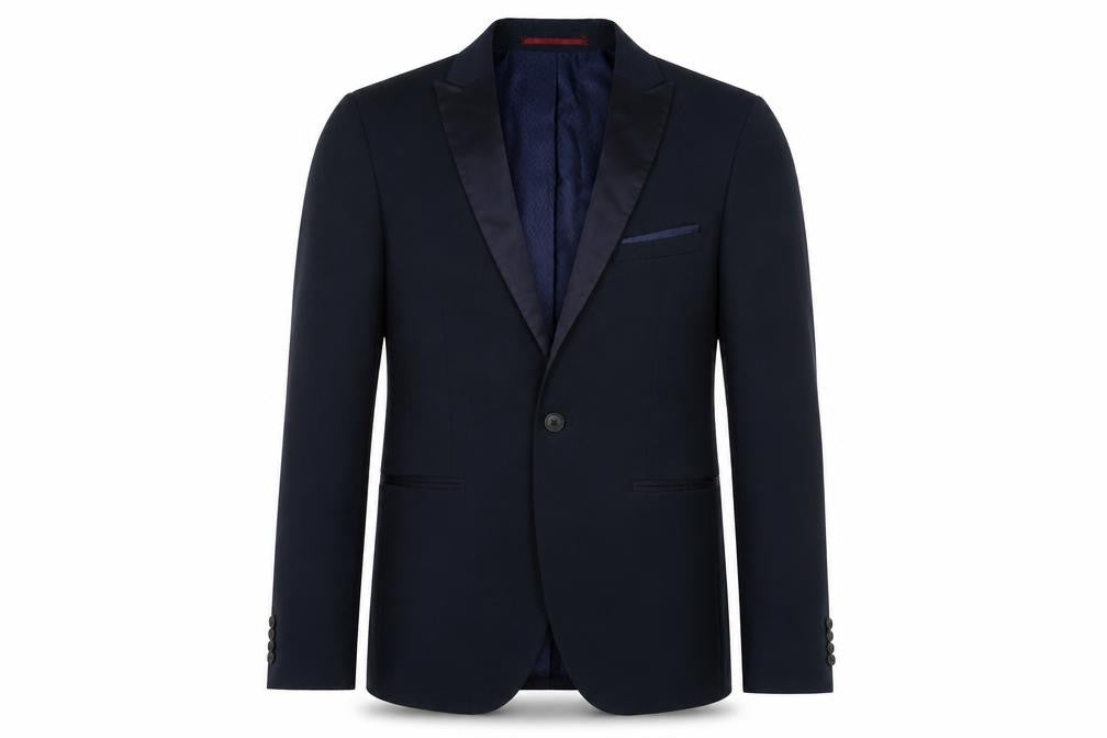 Mens UK Size 40 Burton Regular Blue Suit Jacket