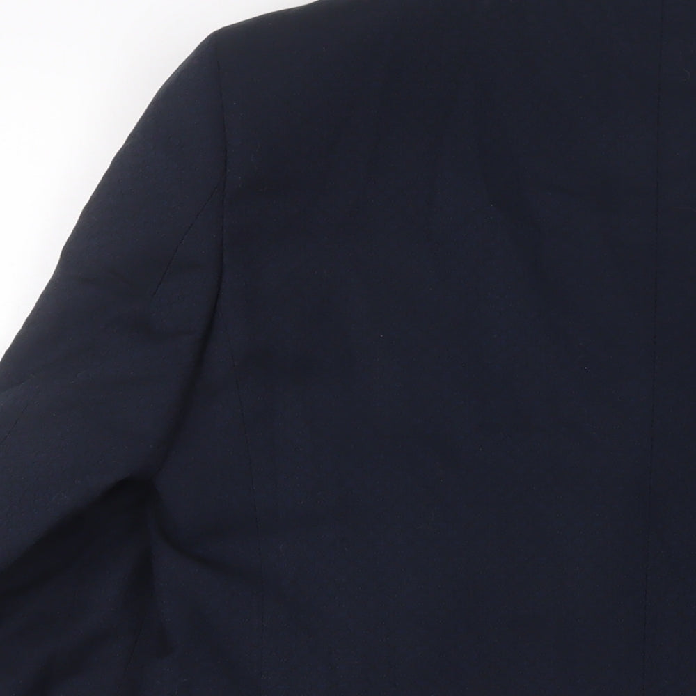 Mens UK Size 40 Burton Regular Blue Suit Jacket