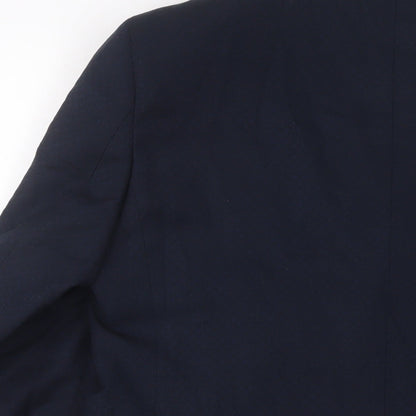 Mens UK Size 40 Burton Regular Blue Suit Jacket