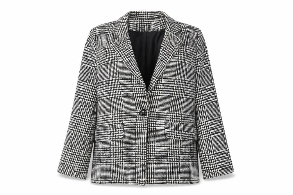 Womens UK Size 12 Boohoo White Jacket