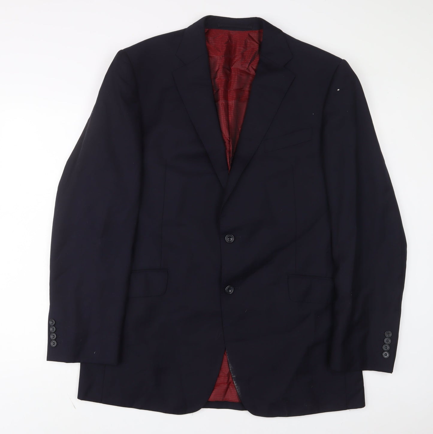 Mens UK Size 42 Marks and Spencer Regular Blue Suit Jacket