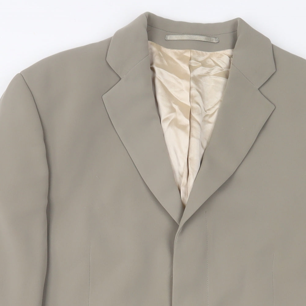 Mens UK Size 40 STONES Regular Grey Suit Jacket