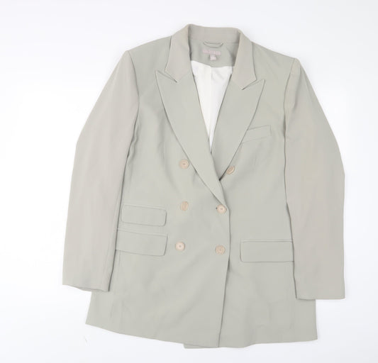 Womens UK Size 16 H&M Green Jacket