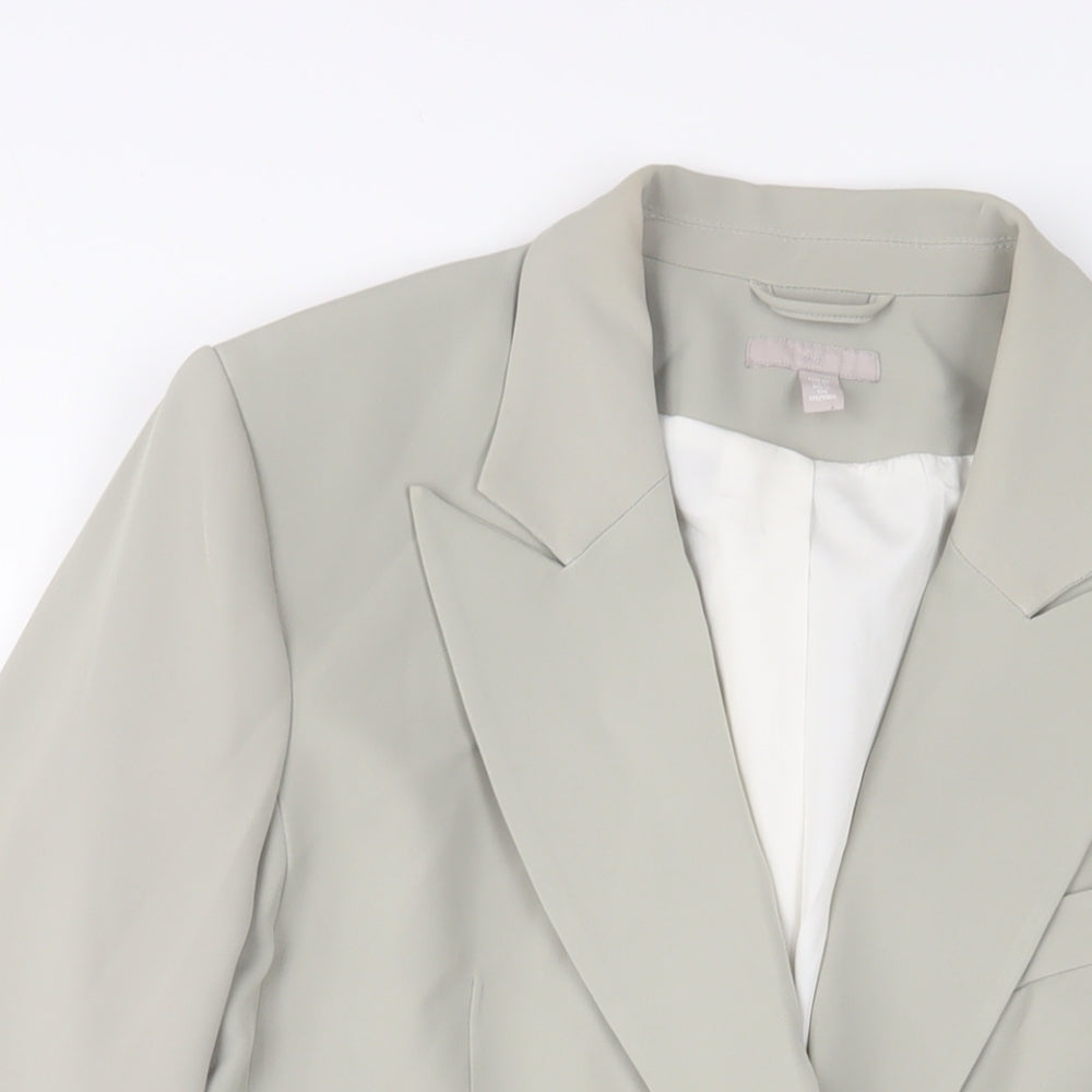 Womens UK Size 16 H&M Green Jacket