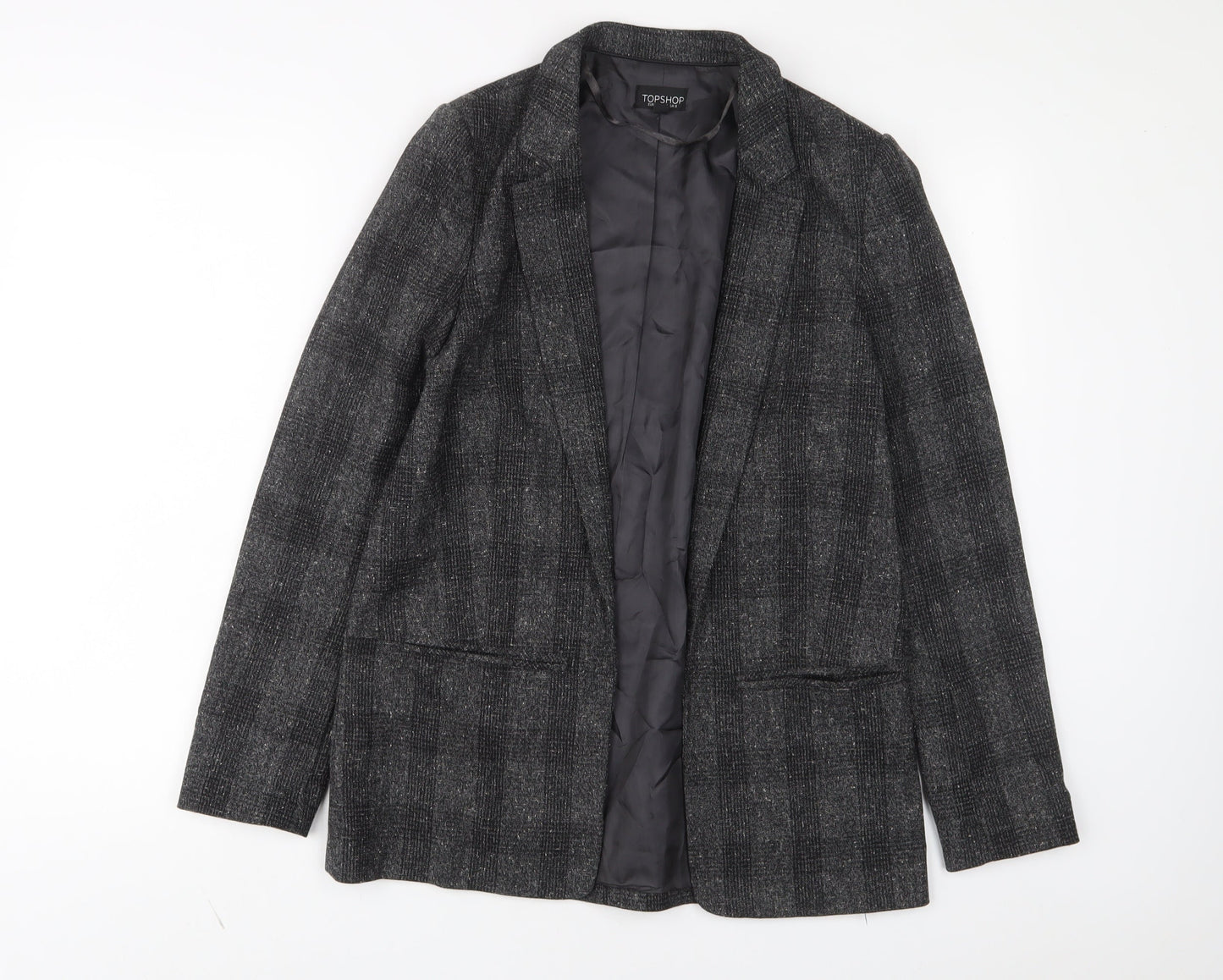 Womens UK Size 8 Topshop Grey Jacket