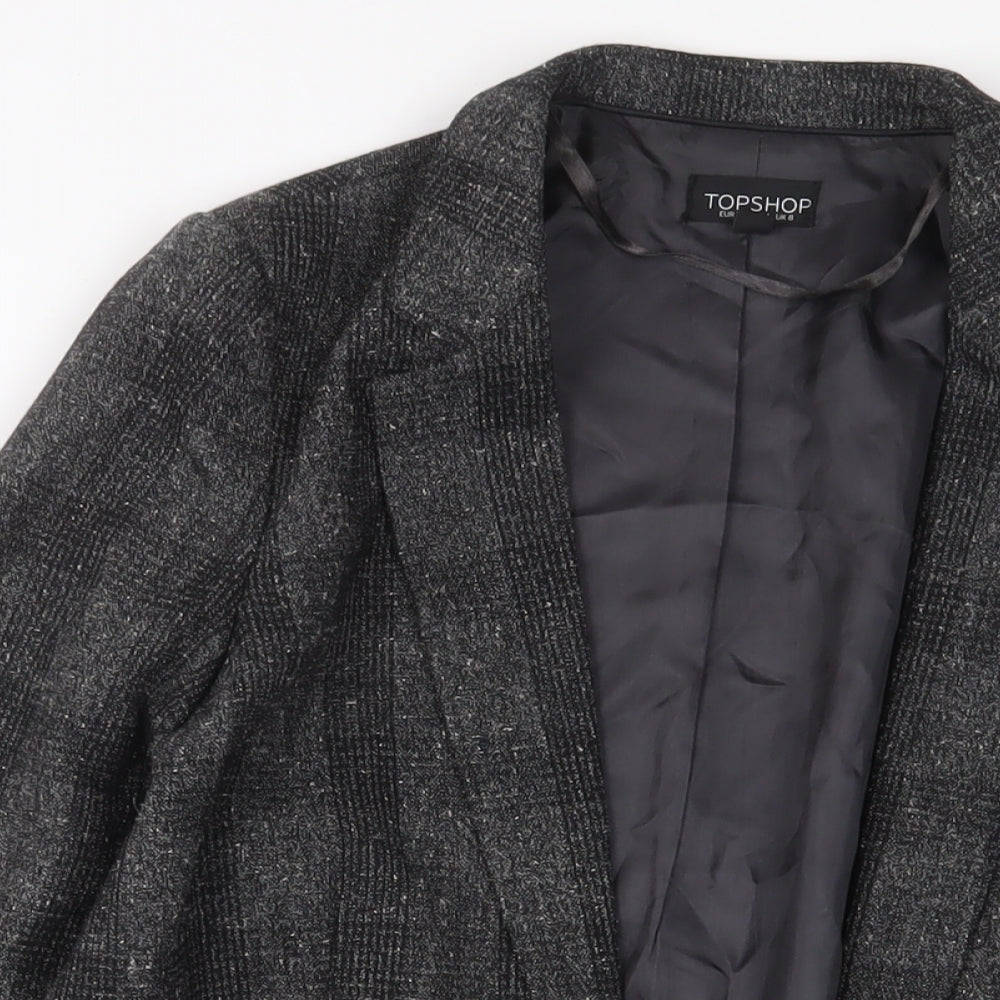 Womens UK Size 8 Topshop Grey Jacket