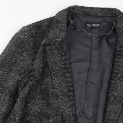 Womens UK Size 8 Topshop Grey Jacket