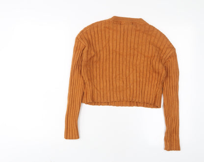 Womens UK Size S FOREVER 21 Brown Pullover Jumper