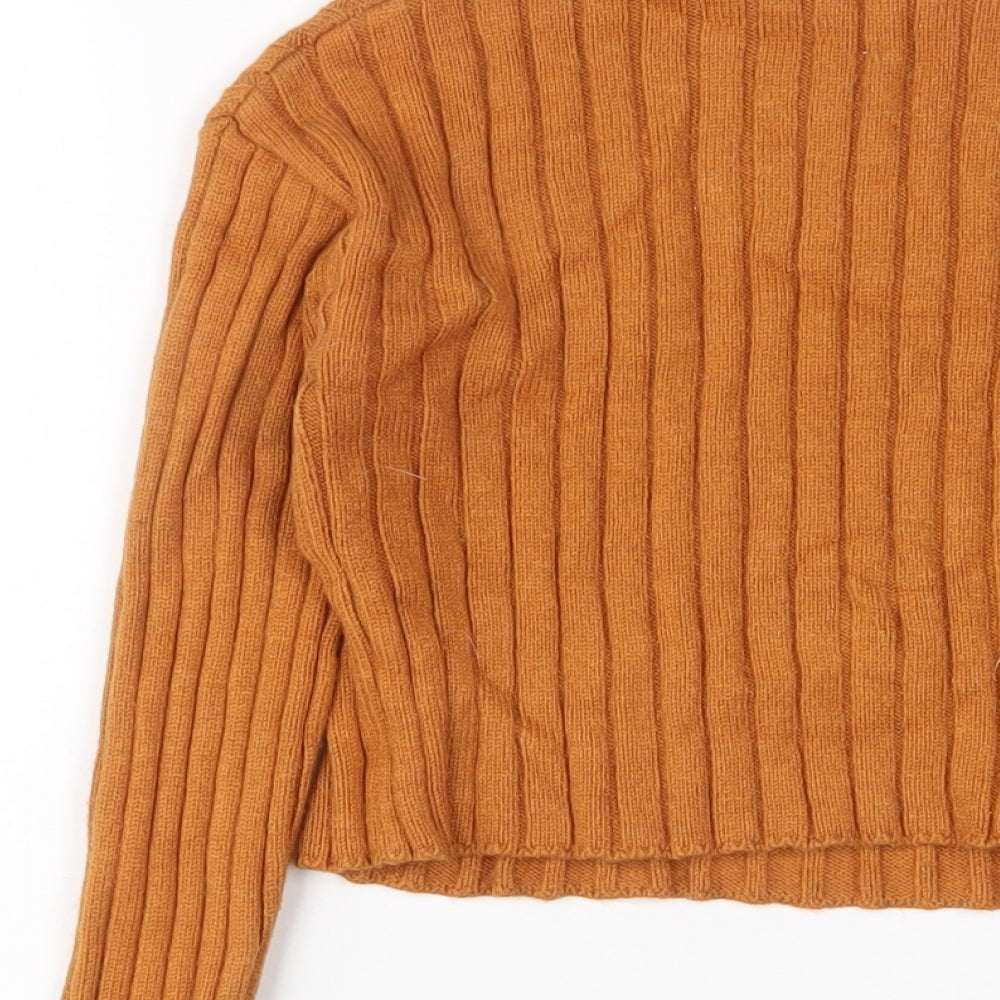 Womens UK Size S FOREVER 21 Brown Pullover Jumper