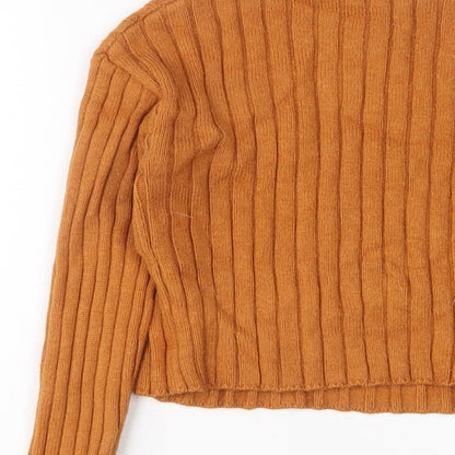 Womens UK Size S FOREVER 21 Brown Pullover Jumper