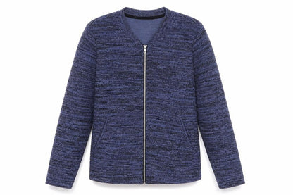 Womens UK Size 12 Marks and Spencer Blue Full Zip Sweatshirt