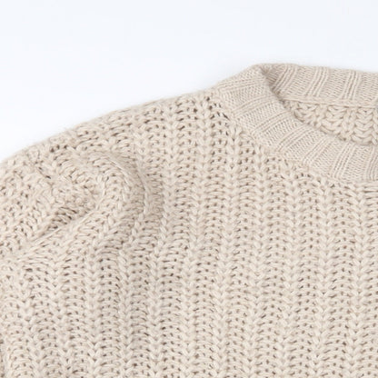 Womens UK Size S H&M Pink Pullover Jumper