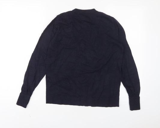 Womens UK Size 10 Warehouse Blue Pullover Jumper