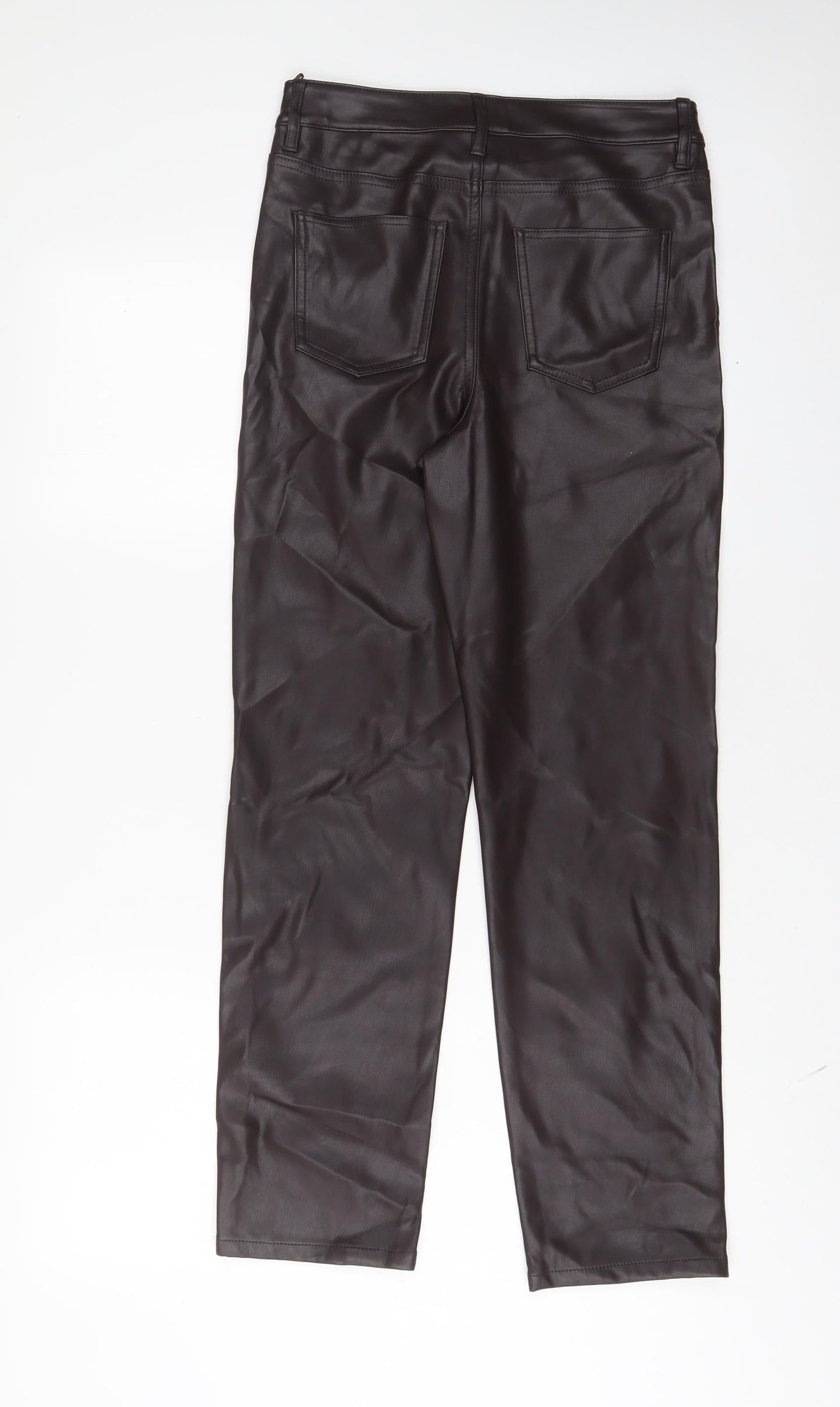 Womens UK Size 8 Marks and Spencer Regular Fit  Brown Trousers