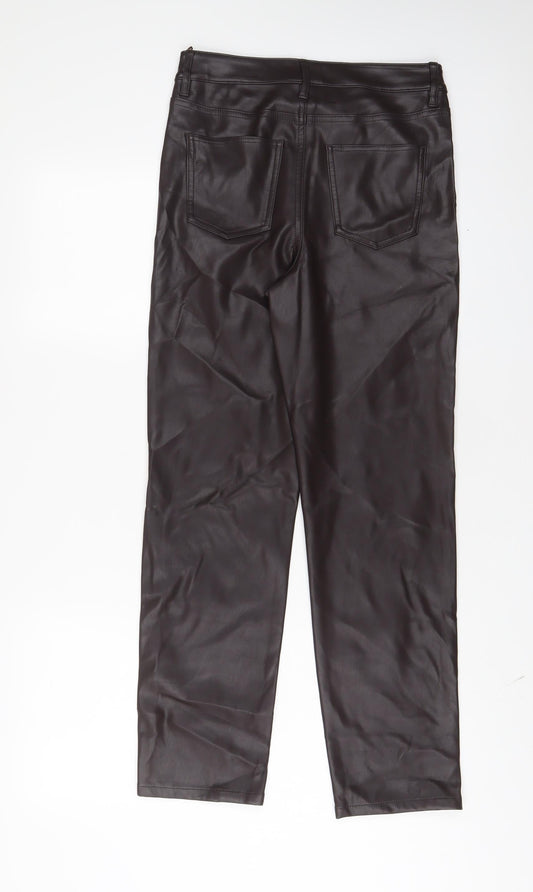 Womens UK Size 8 Marks and Spencer Regular Fit  Brown Trousers