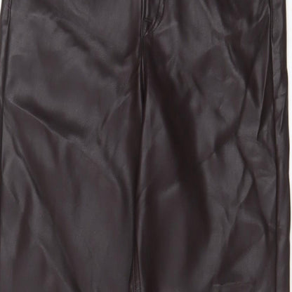 Womens UK Size 8 Marks and Spencer Regular Fit  Brown Trousers