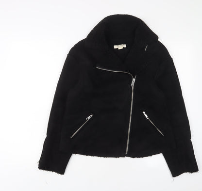 Womens UK Size 10 H&M Black Jacket