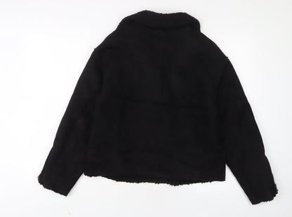 Womens UK Size 10 H&M Black Jacket