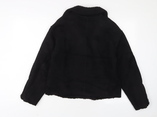 Womens UK Size 10 H&M Black Jacket