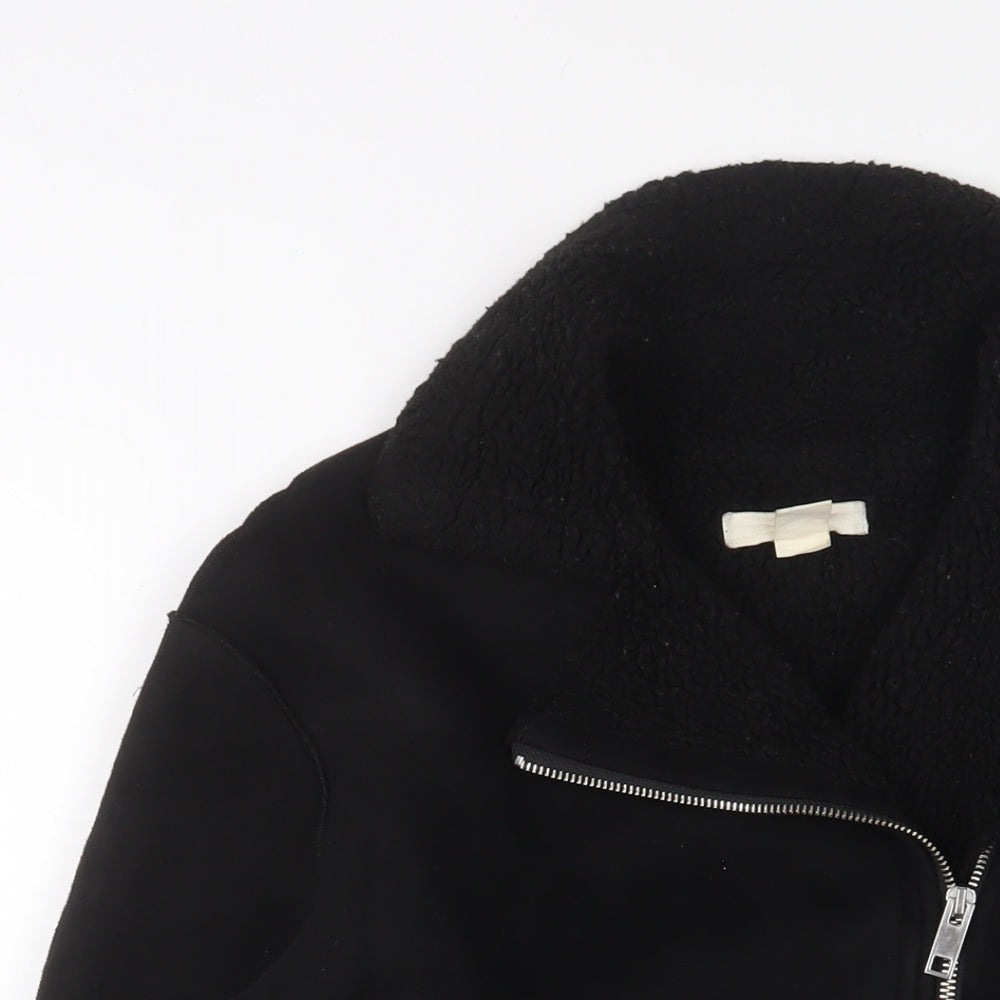 Womens UK Size 10 H&M Black Jacket