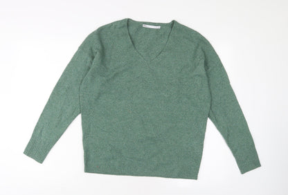 Womens UK Size XS Only Green Pullover Jumper