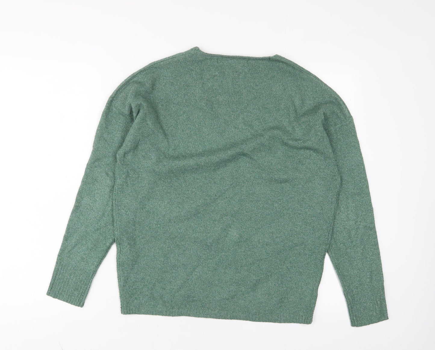 Womens UK Size XS Only Green Pullover Jumper