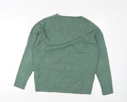 Womens UK Size XS Only Green Pullover Jumper