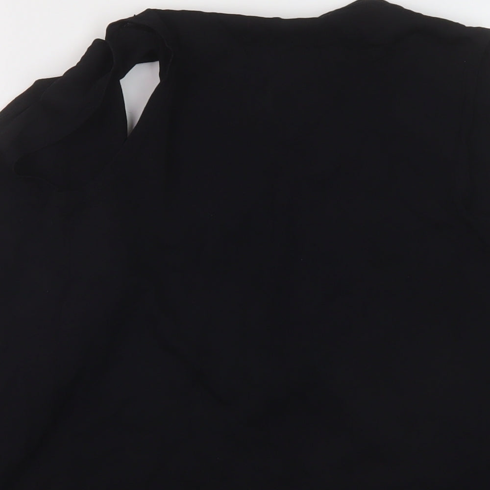 Womens UK Size 8 M&Co Black Cardigan Jumper