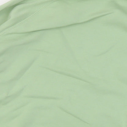 H&M Womens Green Cotton Pullover Sweatshirt Size S Pullover