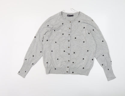 Womens UK Size 16 Marks and Spencer Grey Cardigan Jumper