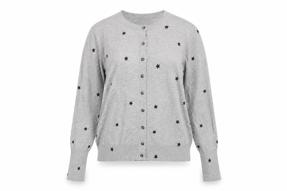 Womens UK Size 16 Marks and Spencer Grey Cardigan Jumper