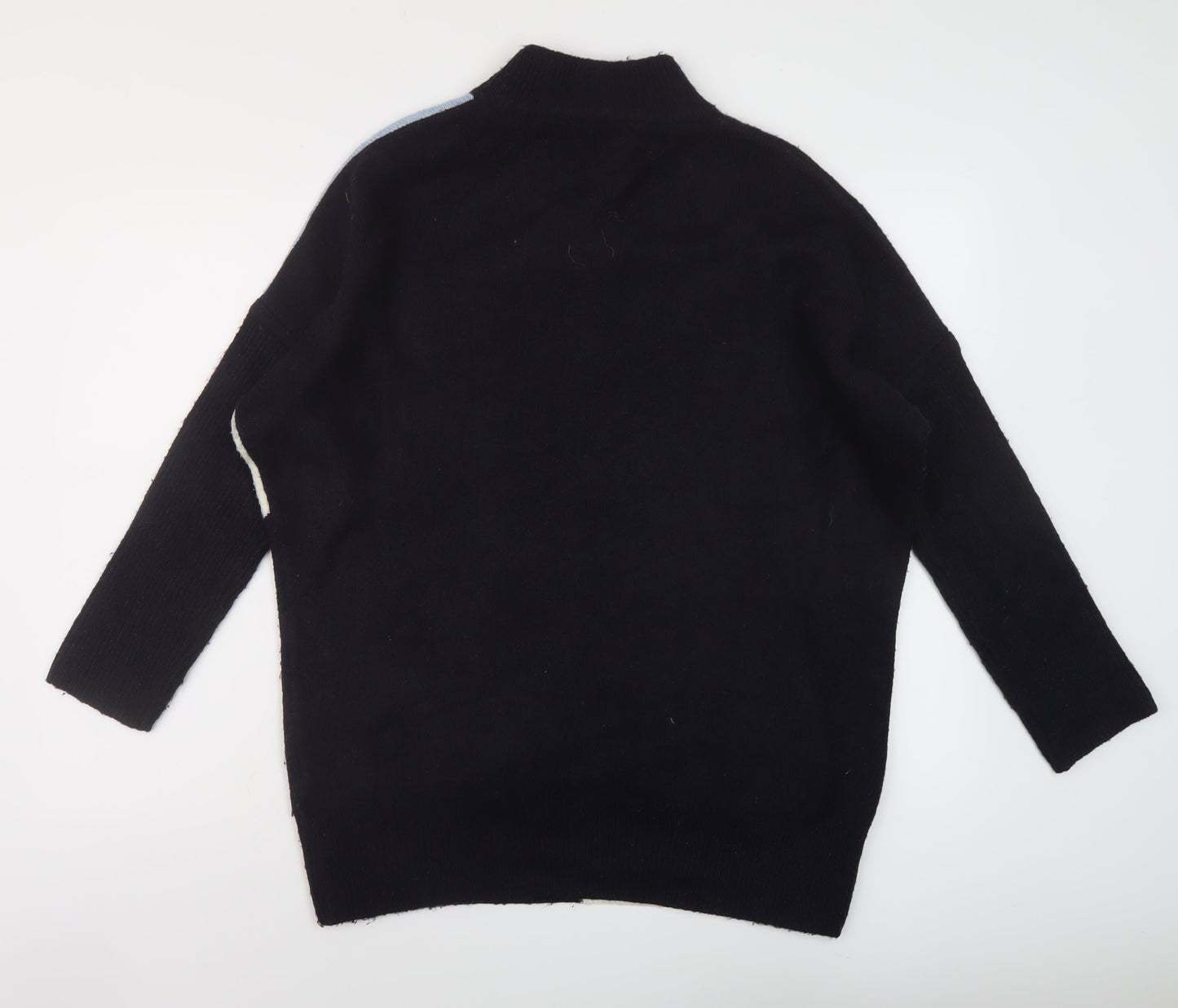 Womens UK Size M Marks and Spencer Blue Tunic Jumper