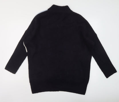 Womens UK Size M Marks and Spencer Blue Tunic Jumper