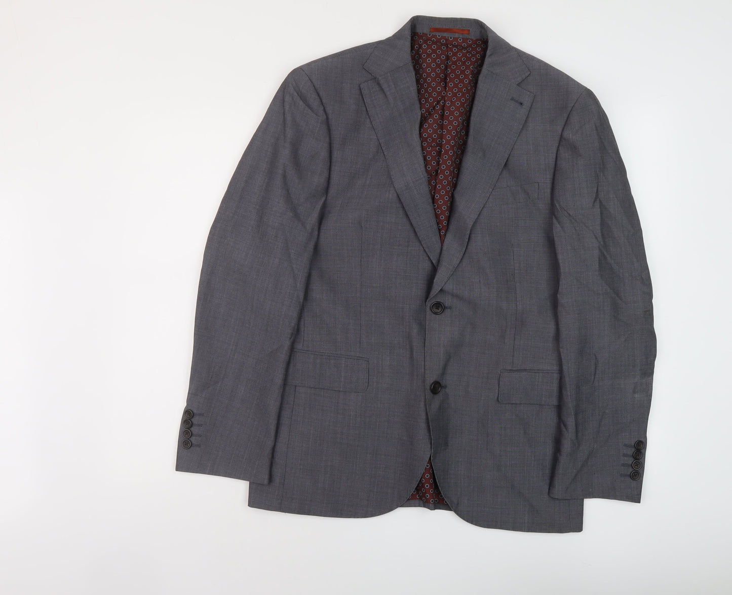 Mens UK Size 40 NEXT Regular Grey Suit Jacket
