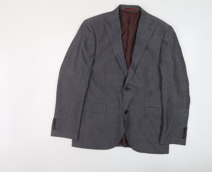Mens UK Size 40 NEXT Regular Grey Suit Jacket
