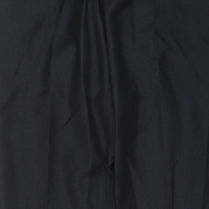 NEXT Mens Grey Polyester Trousers Size 34 in L29 in Regular Button