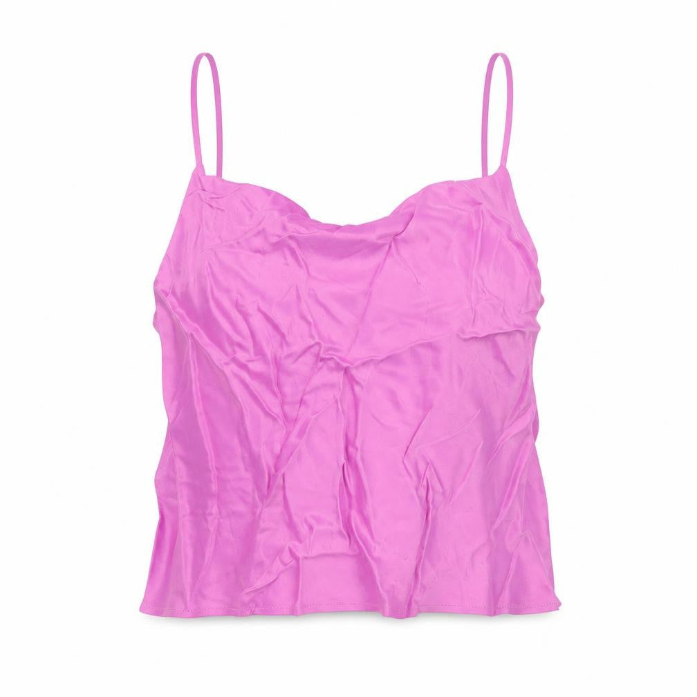 Womens UK Size M Zara Pink Cropped Tank
