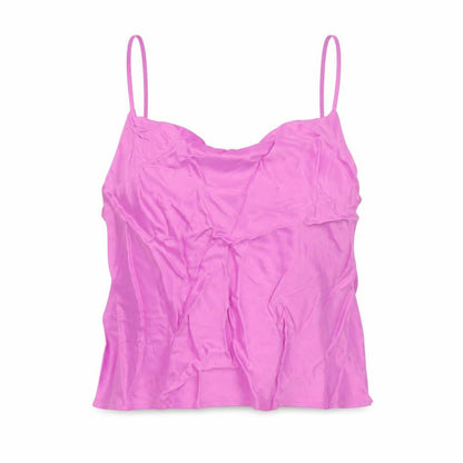 Womens UK Size M Zara Pink Cropped Tank