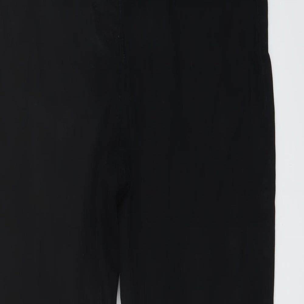 NEXT Womens Black Cotton Jegging Jeans Size 10 L28 in Regular Button