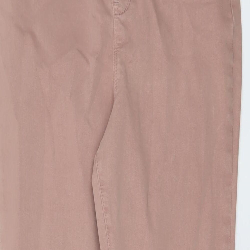 George Womens Pink Cotton Jegging Jeans Size 10 L27 in Regular
