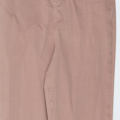 George Womens Pink Cotton Jegging Jeans Size 10 L27 in Regular
