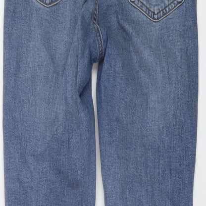 Denim & Co. Womens Blue Cotton Skinny Jeans Size 10 L30 in Regular Button