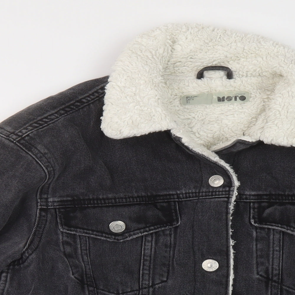 Womens UK Size 6 Topshop Grey Jacket