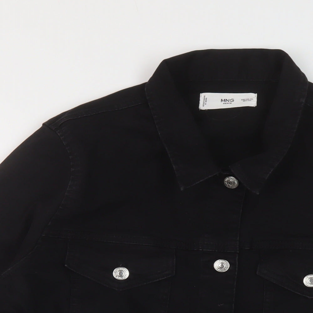 Womens UK Size 2XL Mango Black Jacket