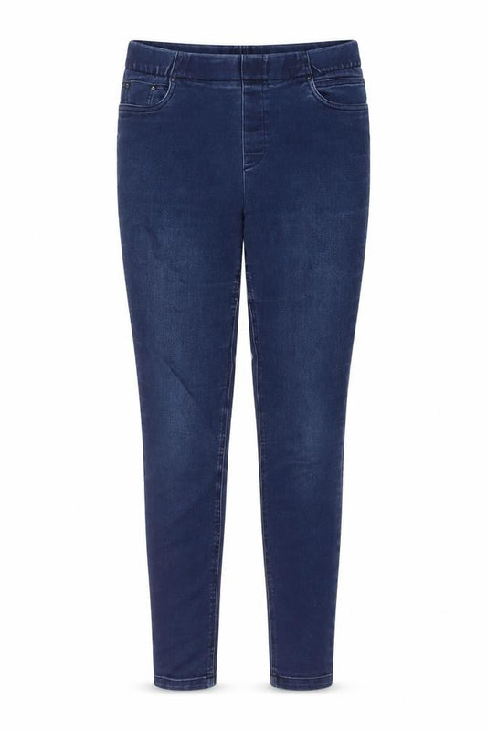 Front view of Soon women’s black cotton jegging jeans, size UK 10, 28-inch leg regular